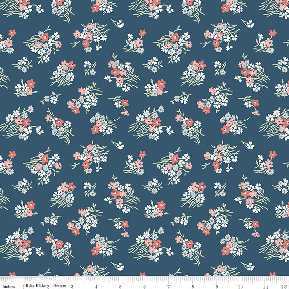 Liberty of London Botanist's Walk 01667408B Joanne's Bouquet B | SOLD BY THE HALF-YARD