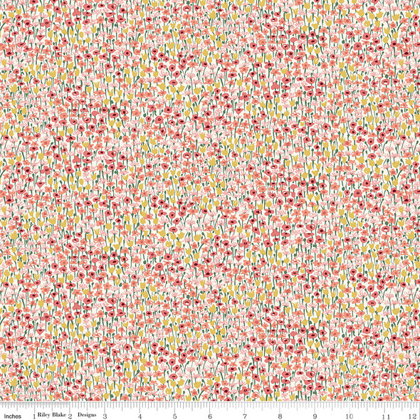 Liberty of London Botanist's Walk 01667409C Joy Meadow C  | SOLD BY THE HALF-YARD