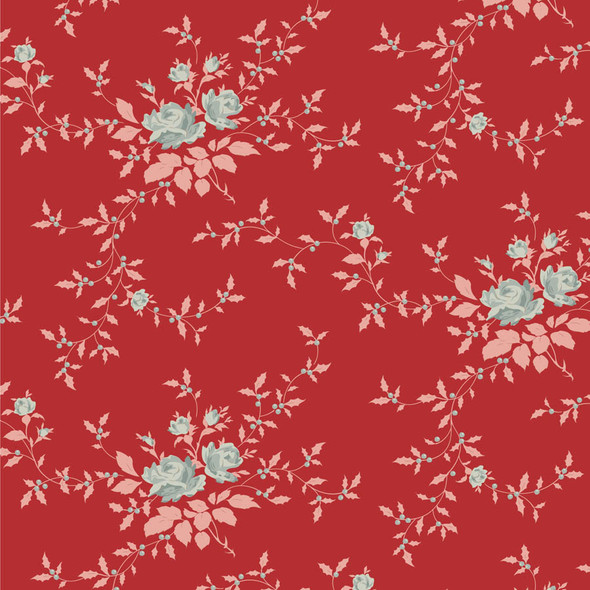 Tilda Merry Little Christmas Blender Noel Red 110139 | SOLD BY THE HALF-YARD