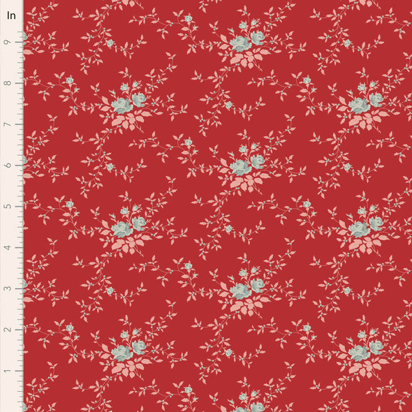 Tilda Merry Little Christmas Blender Noel Red 110139 | SOLD BY THE HALF-YARD