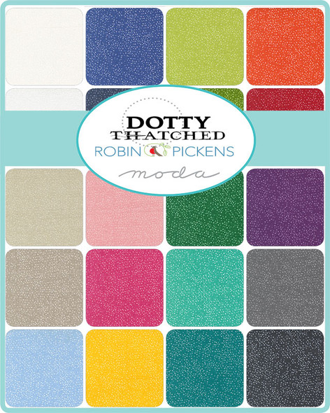 Moda Dotty Thatched by Robin Pickens 48715LC Layer Cake - Pack of 42 assorted pieces 10in x 10 in Moda Dotty Thatched by Robin Pickens 48715LC Layer Cake - Pack of 42 assorted pieces 10in x 10 in
