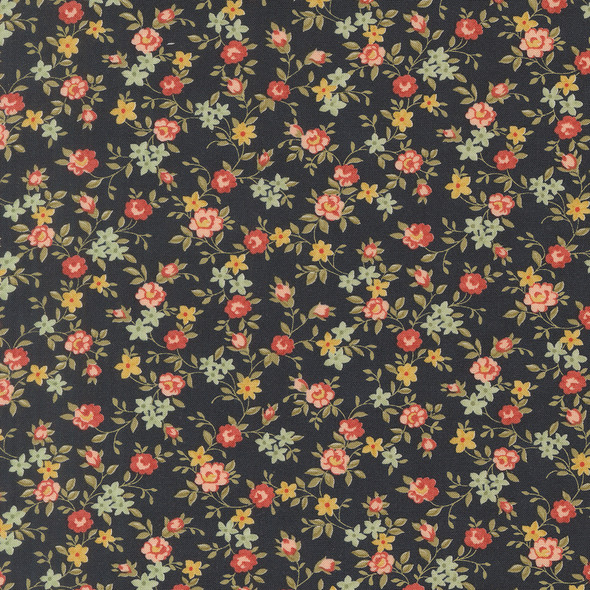 Moda Ambiance by 3 Sisters 44415-16 Midnight Sweet Roses Small Floral| SOLD BY THE HALF-YARD