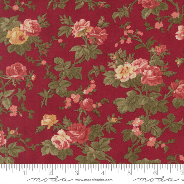 Moda Ambiance by 3 Sisters 44413 13 Rose Rose Garden Floral | SOLD BY THE HALF-YARD