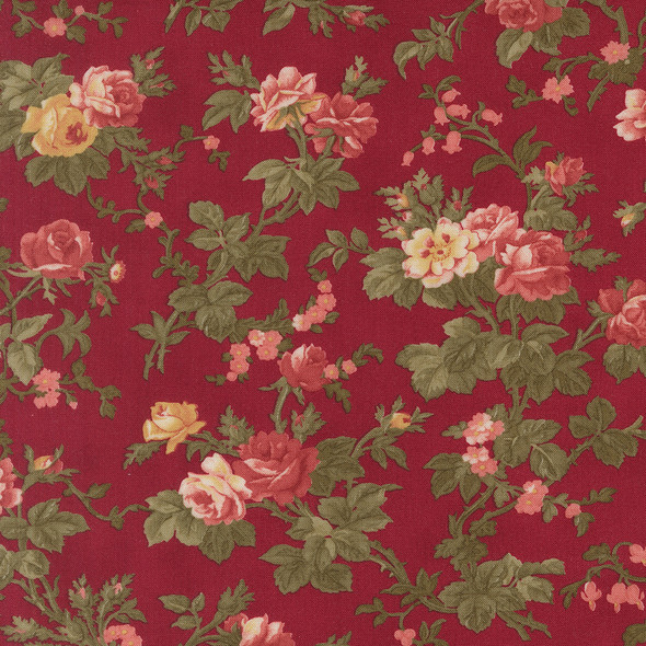 Moda Ambiance by 3 Sisters 44413 13 Rose Rose Garden Floral | SOLD BY THE HALF-YARD
