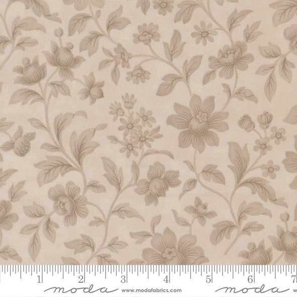 Moda Ambiance by 3 Sisters 44412 12 Silver Elegance Floral Damask | SOLD BY THE HALF-YARD