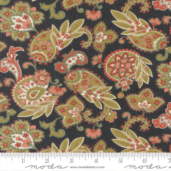 Moda Ambiance by 3 Sisters 44411 16 Midnight Paisley | SOLD BY THE HALF-YARD