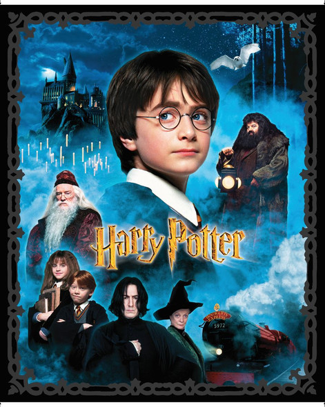 Benartex Harry Potter Characters Panel 36"x44" feat Potter Snape Dumbledore Hagrid Weasley Hermione McGonagall 15212-99