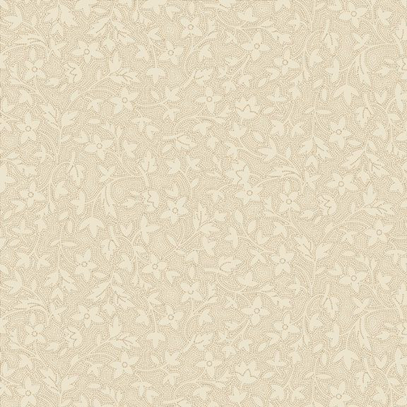 Marcus Fabrics - Grace Elizabeth by Carrie Quinn Dotted Floral Cream | SOLD BY THE HALF-YARD