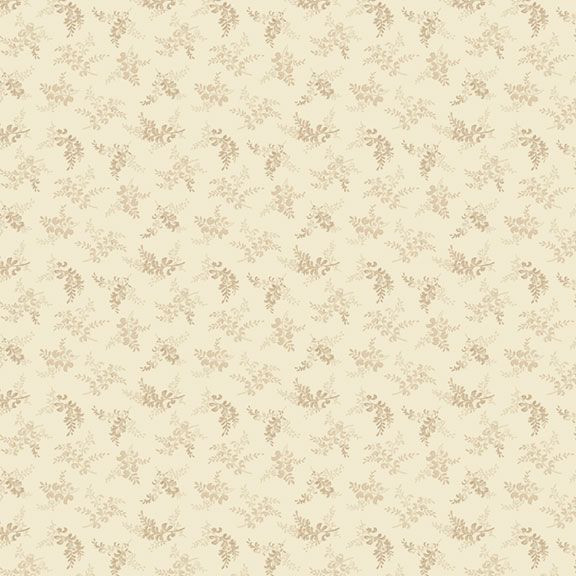 Marcus Fabrics - Grace Elizabeth by Carrie Quinn - Sprigs Cream | SOLD BY THE HALF-YARD