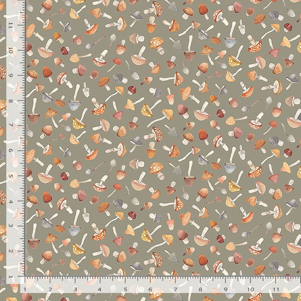 Dear Stella - Count On Me PSTELLA-DNS3314 Hedge Fungi Mushrooms | SOLD BY THE HALF-YARD