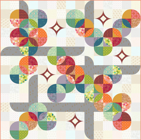 Class:  Moon Dance Revival Quilt - Curved Piecing with Sue | Thursday March 19 | 10:30am-3:00pm