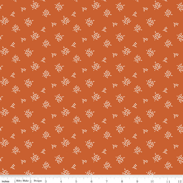 Riley Blake Morning Latte by Sandy Gervais C16926 Spice Ditsy Tonal | SOLD BY THE HALF-YARD