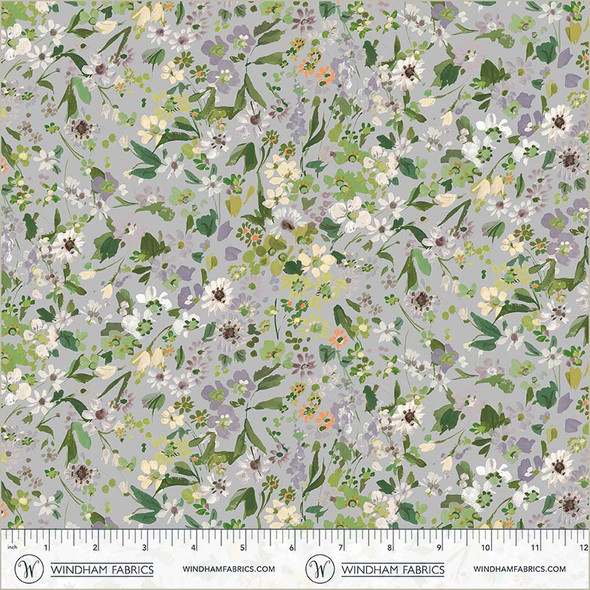 Windham Fabrics Bloomfield 54875D-11 Perennials Dew Floral Toss | SOLD BY THE HALF-YARD