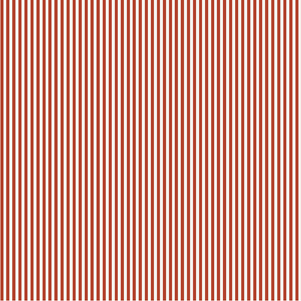 Windham Fabrics Front Porch 54867-9 Red Spindles Stripe | SOLD BY THE HALF-YARD