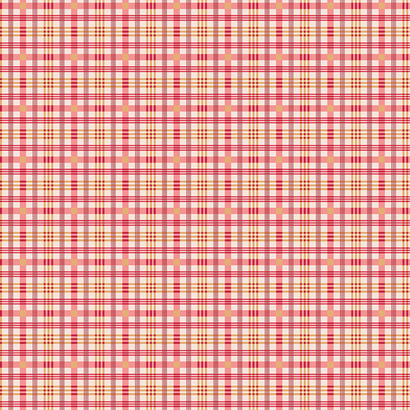 Riley Blake - Farmer's Daughter by Lori Holt C17175 TEAROSE Plaid | SOLD BY THE HALF-YARD