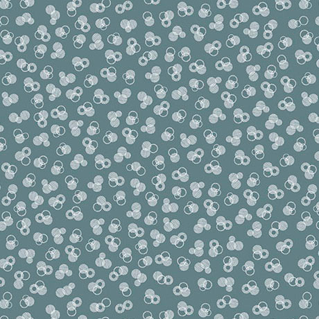 Wisps On The Wind by QT Fabrics 31788-Q Tiny Circles Blender Dusty Teal | SOLD BY THE HALF-YARD