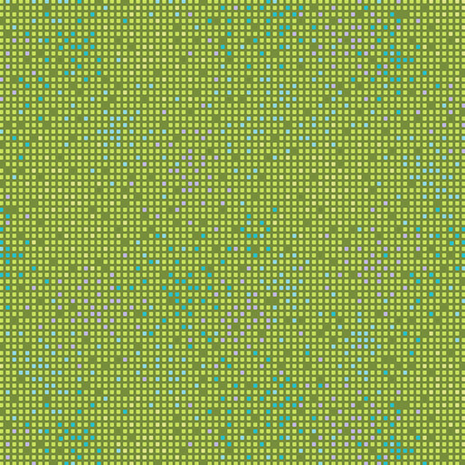 Cityscape Night by Benartex 17125-40 City Lights Green Pixel | SOLD BY THE HALF-YARD