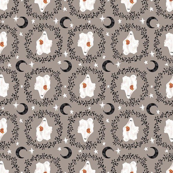 Ghouls Night Out by Dear Stella DPJ3391 Paloma Boo-Tique Posh Ghost | SOLD BY THE HALF-YARD