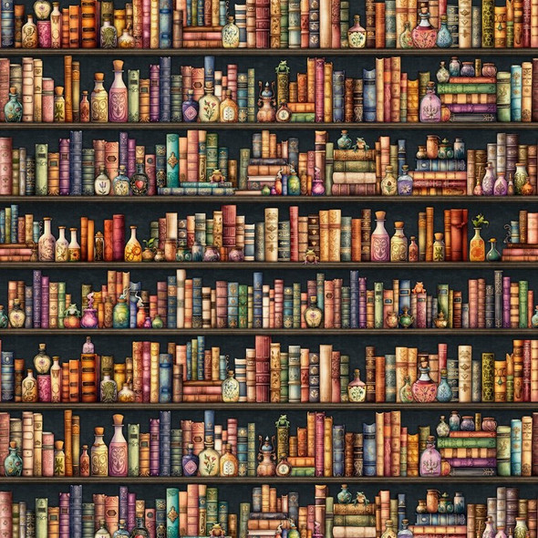 QT Fabrics Witchypoo 31937-X Bookshelf Stripe | SOLD BY THE HALF-YARD