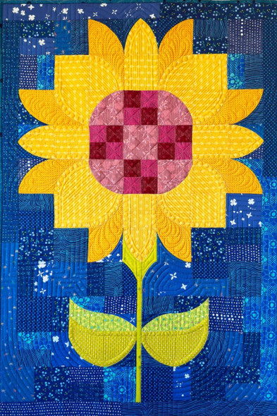 Class:  Posh Sunflower Wall Hanging with Sue | Wednesday Aug 26 | 10:30am-3pm