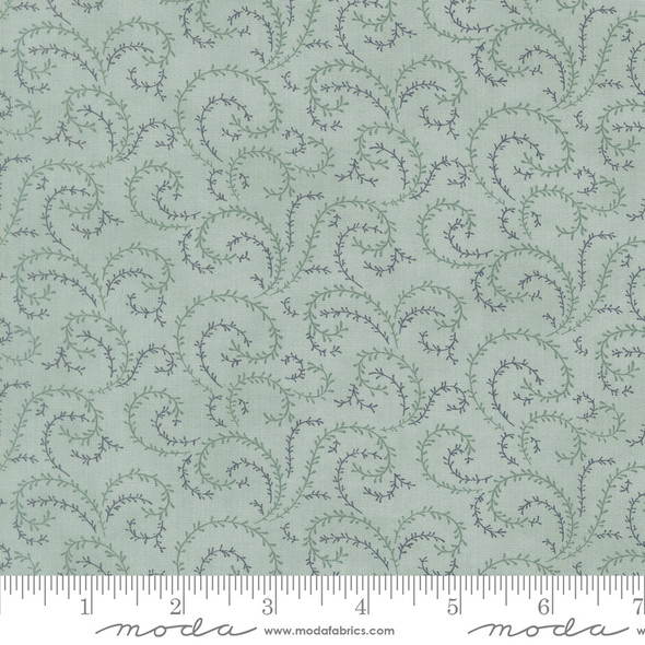 Breathtaking Blues by 3 Sisters for Moda - 44407 13 Vine Blender Sky | SOLD BY THE HALF-YARD