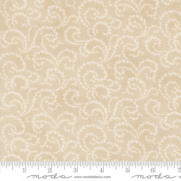 Breathtaking Blues by 3 Sisters for Moda - 44407 12 Vine Blender Ecru | SOLD BY THE HALF-YARD