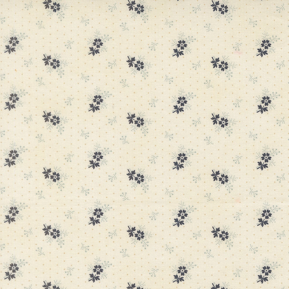 Breathtaking Blues by 3 Sisters for Moda - 44406 11 Little Flower Floral Porcelain | SOLD BY THE HALF-YARD