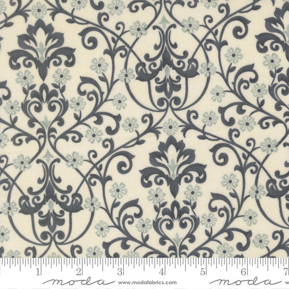 Breathtaking Blues by 3 Sisters for Moda - 44403 11 Damask Porcelain | SOLD BY THE HALF-YARD