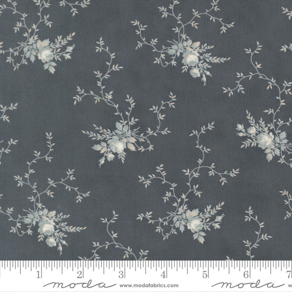 Breathtaking Blues by 3 Sisters for Moda - 44402 14 Rose Garden Floral Dusk | SOLD BY THE HALF-YARD
