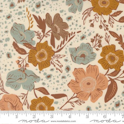 Wellspring by Moda 45670 11 Flora Flourish Floral Eggshell | SOLD BY THE HALF-YARD