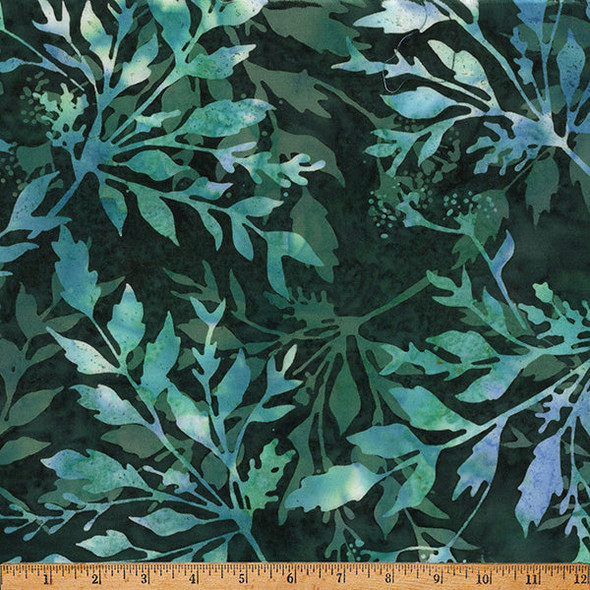 Hoffman Bali Batik X2646-225 Rosemary Leafy | SOLD BY THE HALF-YARD