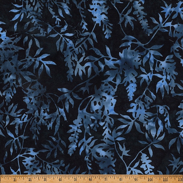 Hoffman Bali Batik X2649-758 Dark Blue Wisteria | SOLD BY THE HALF-YARD