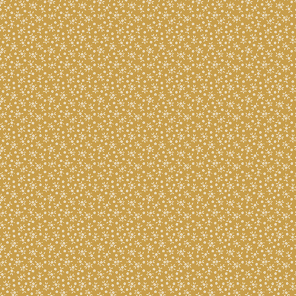 Riley Blake Worth Repeating C18266 Ditsy Gold | SOLD BY THE HALF-YARD