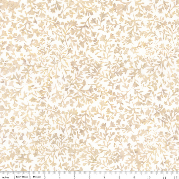 Riley Blake Batiks Shadow Lane BT23650-116 Sand Dollar Vine | SOLD BY THE HALF-YARD