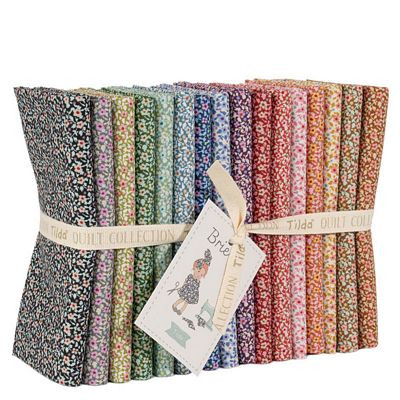Tilda Brie Basics Fat Quarter Bundle 16 Fat Quarters 21"x19" TIL300272