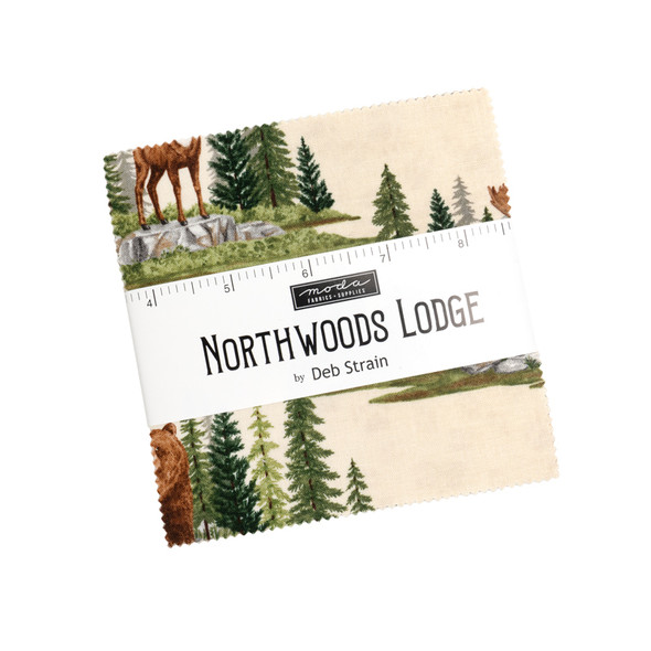 Northwoods Lodge by Deb Strain for Moda 56190PP Charm Pack 42 pcs 5"x 5"