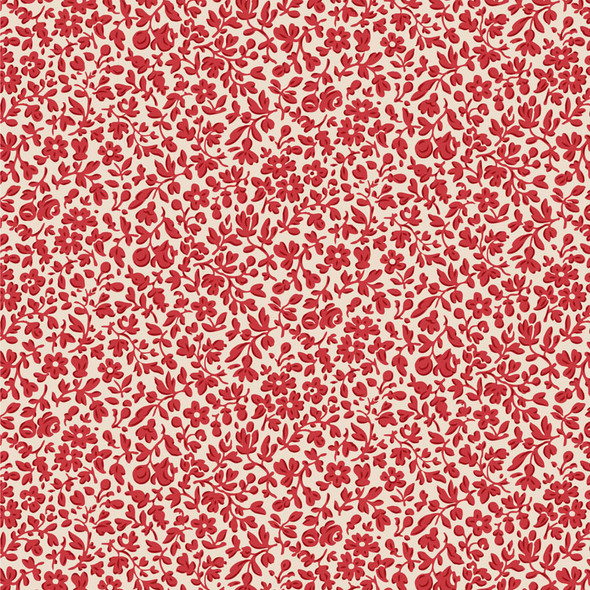 Pre-Order Tilda Merry Little Christmas Blender Eve Red 110138 | SOLD BY THE HALF-YARD