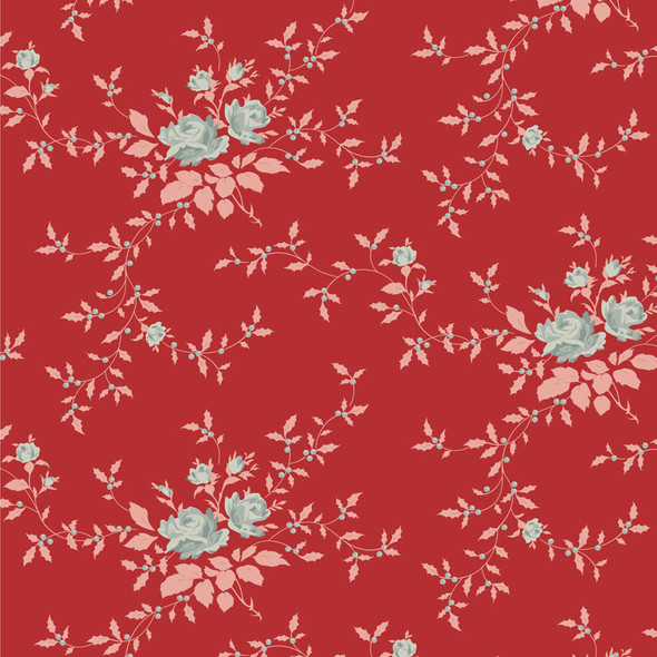 Pre-Order Tilda Merry Little Christmas Blender Noel Red 110139 | SOLD BY THE HALF-YARD