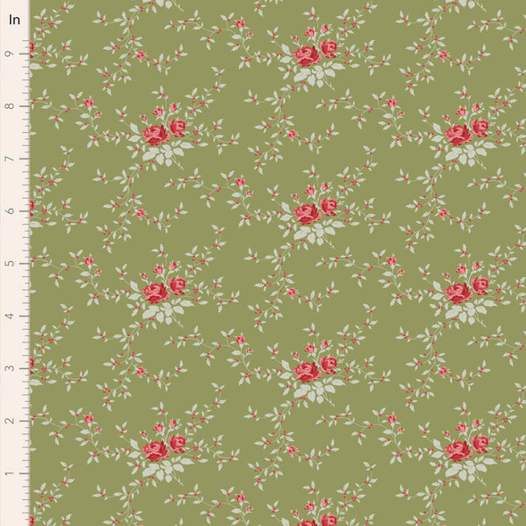 Pre-Order Tilda Merry Little Christmas Blender Noel Moss 110145 | SOLD BY THE HALF-YARD