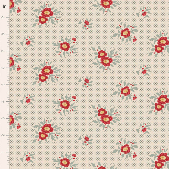 Pre-Order Tilda Merry Little Christmas Joy Blue 100628 | SOLD BY THE HALF-YARD