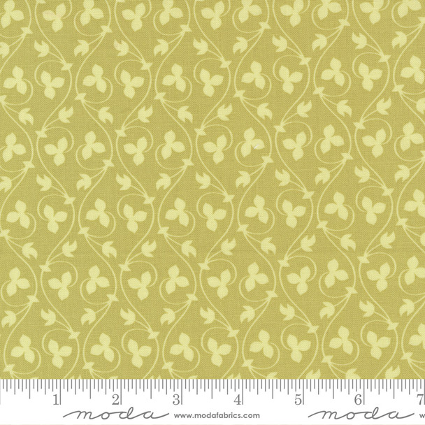 Moda Cinnamon & Cream 20455 16 Olive Acorn Vines - Fig Tree Company | Per Half Yard