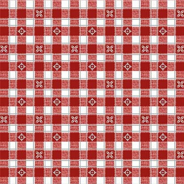 Winter Solstice - Alpine Gingham Plaid CX10746 Red Check | Per Half Yard