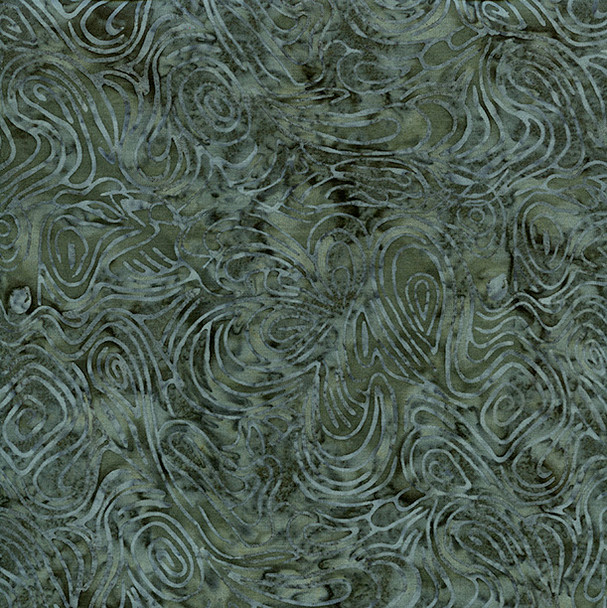 Island Batik BE24-E1 Marble Smoke Batik | Per Half Yard