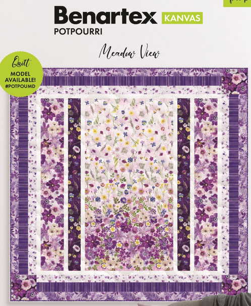 Free Pattern Download | Meadow View for Potpourri by Benartex
