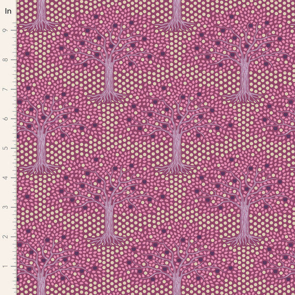 Tilda Hometown 100471 Apple Garden Plum| SOLD BY THE HALF-YARD