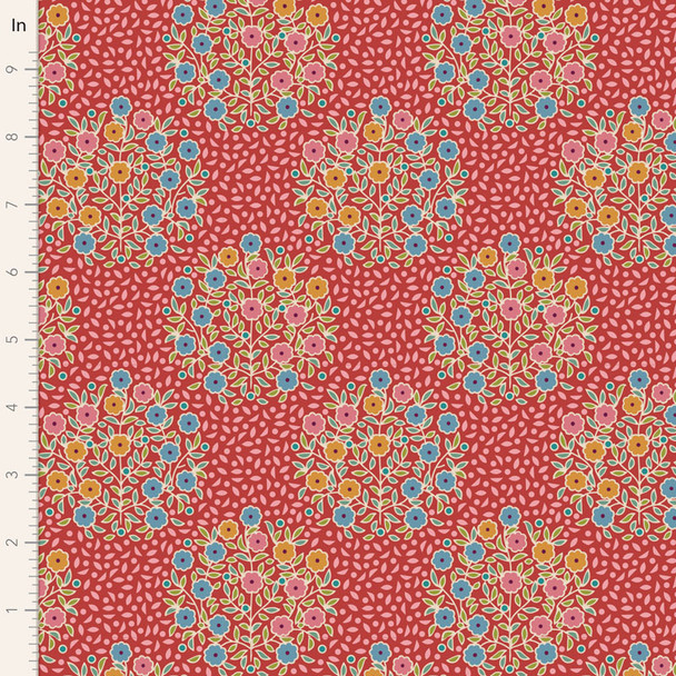 Tilda Pie In The Sky 100493 Confetti Red | Per Half Yard