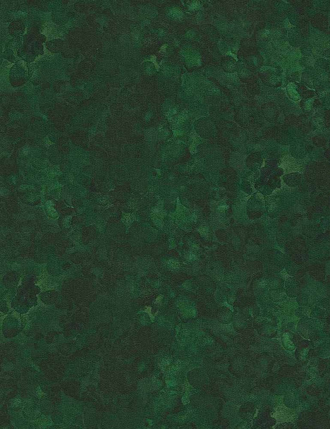 Timeless Treasures Solid-Ish Watercolor Texture Tonal KIM-6100 Seaweed Green | Per Half Yard