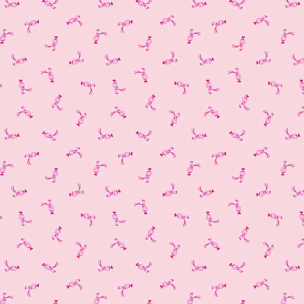 Marcus Fabrics Mini Mixers R210462D Pink Breast Cancer Ribbons | Sold By Half-Yard