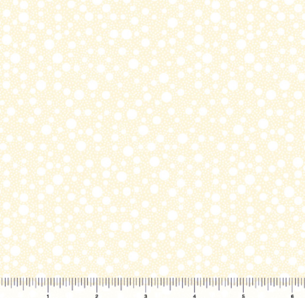 QT Fabrics Quilting Illusions - Dots Ecru 21521-E  | PER HALF YARD