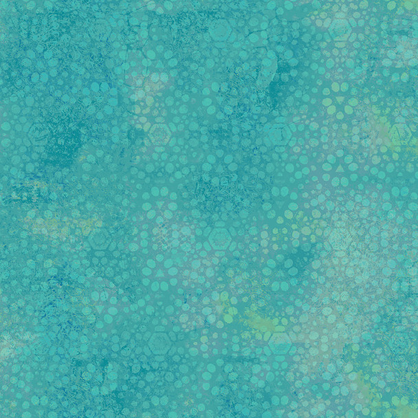 Clothworks Zen Y3770-33 Tonal Dot Aqua | Sold By Half-Yard